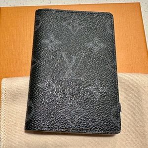 Brand New Authentic Louis Vuitton Pocket Organizer Damier Graphite